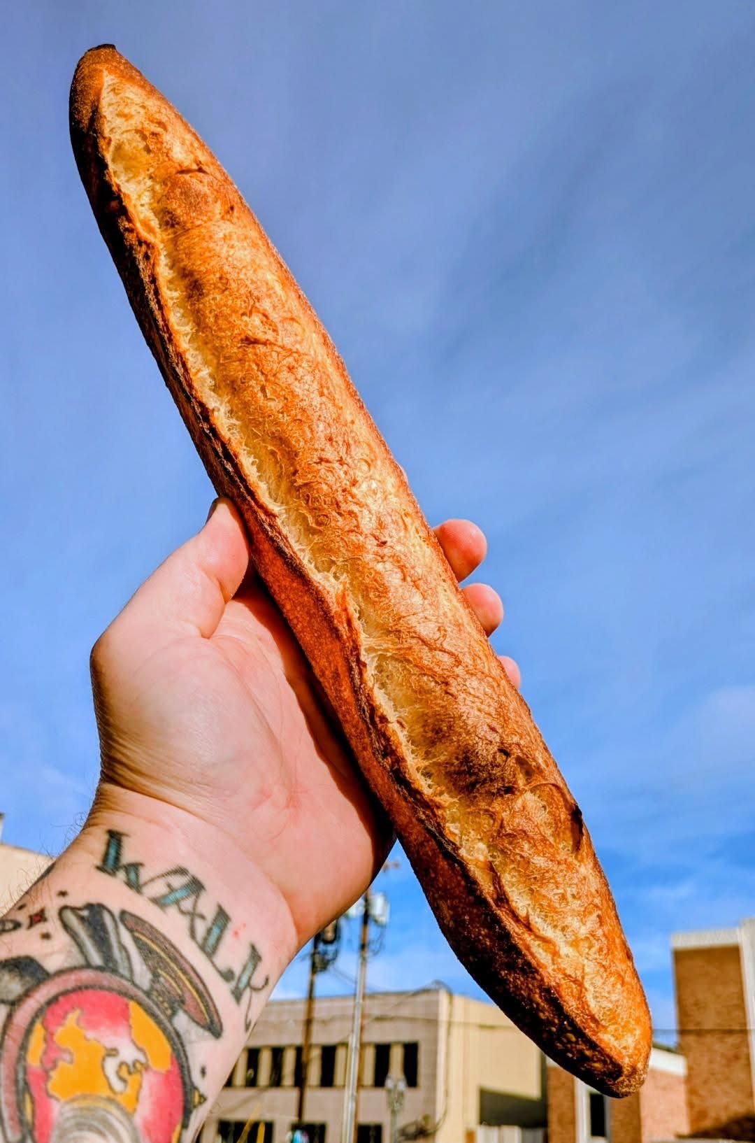 Baguette against the sky
