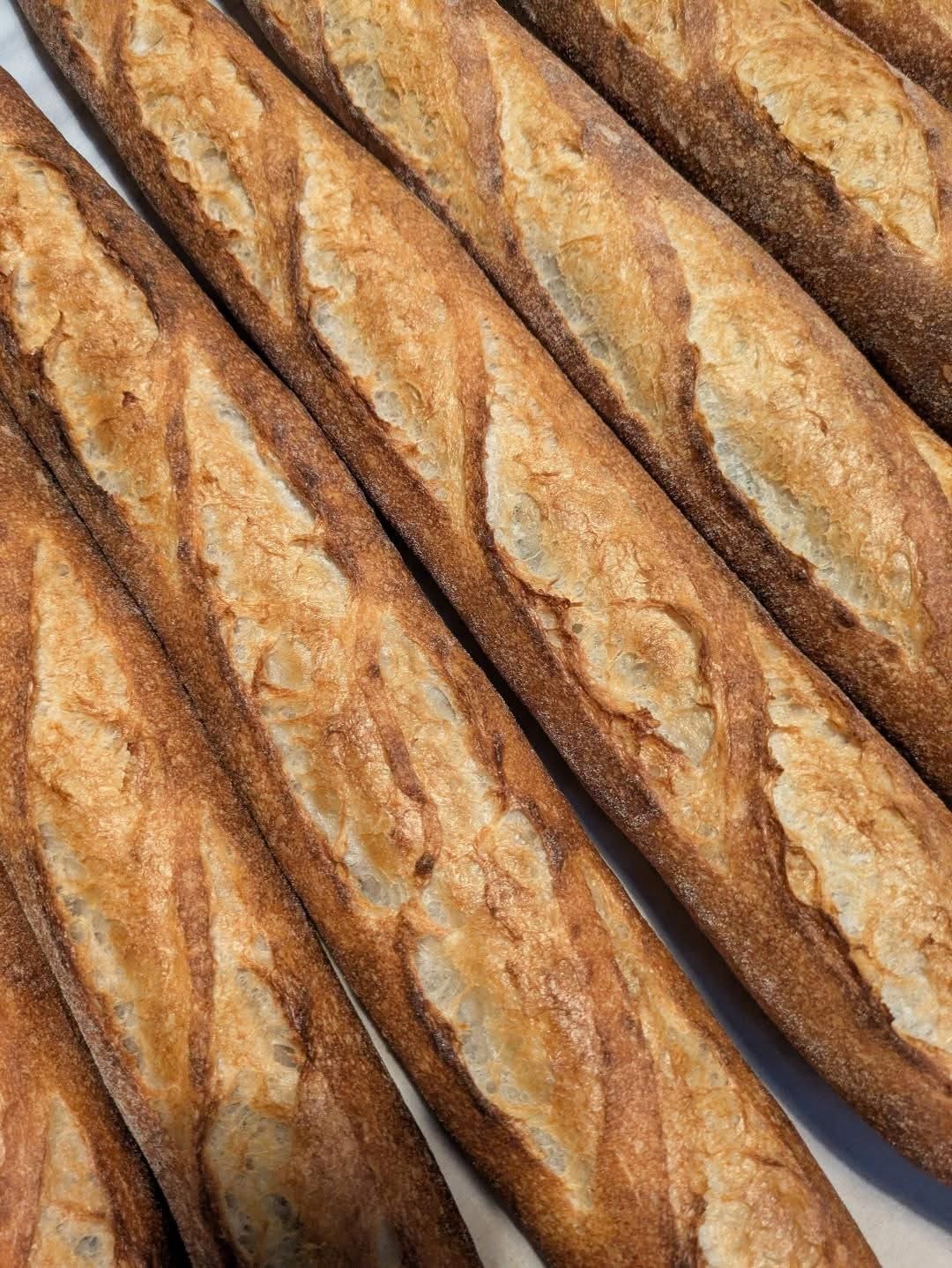 Sourdough baguettes